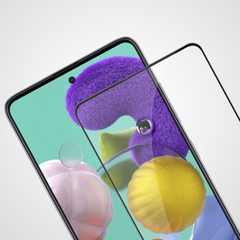 Picasee 3D ochranné tvrzené sklo s rámečkem pro Samsung Galaxy A71 A715F - černé