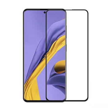 3x Picasee 3D tvrzené sklo s rámečkem pro Samsung Galaxy A71 A715F - černé - 2+1 zdarma