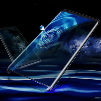 Picasee 3D zahnuté ochranné sklo pro Samsung Galaxy S8+ G955F - černé