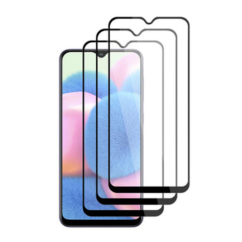 Picasee 3D ochranné tvrzené sklo s rámečkem pro Samsung Galaxy A30s A307F - černé