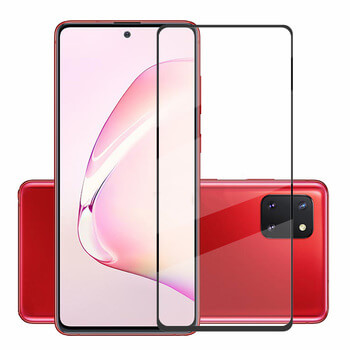 Picasee 3D ochranné tvrzené sklo s rámečkem pro Samsung Galaxy Note 10 Lite N770F - černé