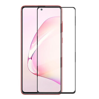 Picasee 3D ochranné tvrzené sklo s rámečkem pro Samsung Galaxy Note 10 Lite N770F - černé