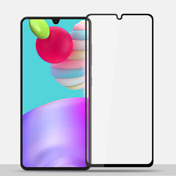 Picasee 3D ochranné tvrzené sklo s rámečkem pro Samsung Galaxy A41 A415F - černé