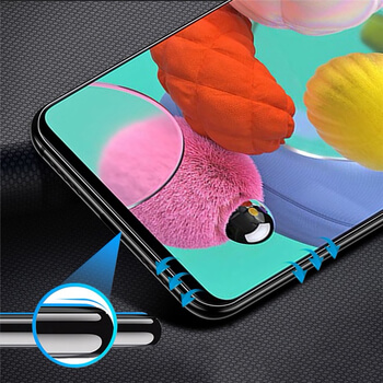 Picasee 3D ochranné tvrzené sklo s rámečkem pro Samsung Galaxy A41 A415F - černé
