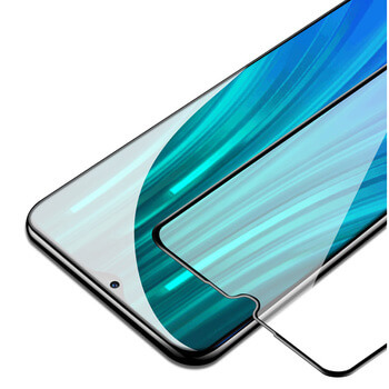 Picasee 3D ochranné tvrzené sklo s rámečkem pro Xiaomi Redmi Note 8 Pro - černé
