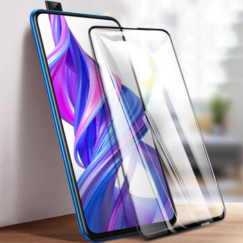 Picasee 3D ochranné tvrzené sklo s rámečkem pro Honor 9X Pro - černé