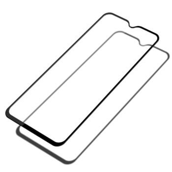 3x Picasee 3D tvrzené sklo s rámečkem pro Xiaomi Redmi 9 - černé - 2+1 zdarma