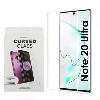 3x Picasee 3D UV ochranné sklo pro Samsung Galaxy Note 20 Ultra - 2+1 zdarma