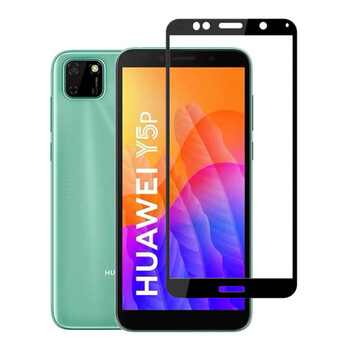 3D tvrzené sklo s rámečkem pro Huawei Y5P - černé