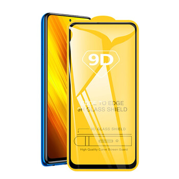 Picasee 3D ochranné tvrzené sklo s rámečkem pro Xiaomi Poco X3 - černé
