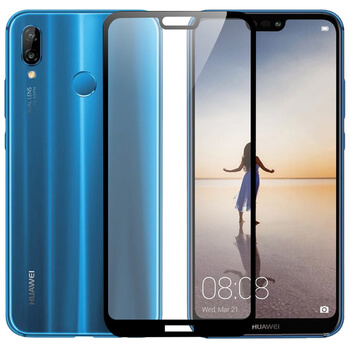 3D ochranné tvrzené sklo s rámečkem pro Huawei P20 Lite - černé