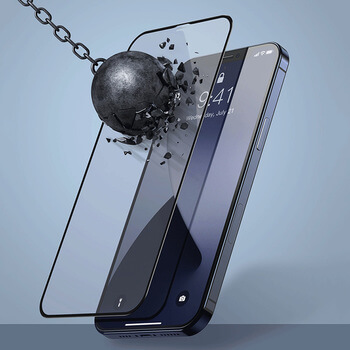 3x Picasee 3D tvrzené sklo s rámečkem pro Apple iPhone 12 Pro - černé - 2+1 zdarma