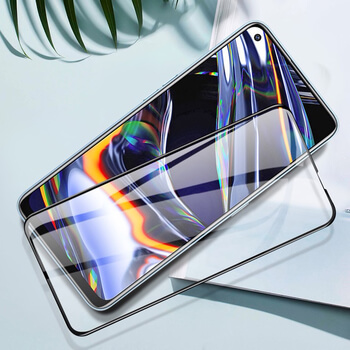 Picasee 3D ochranné tvrzené sklo s rámečkem pro Realme 7 Pro - černé