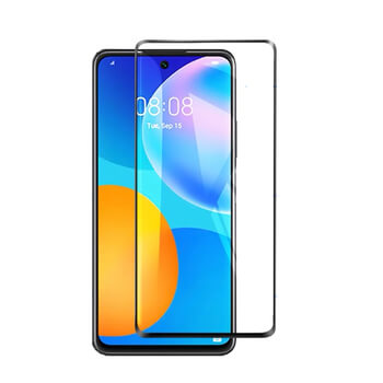 3x Picasee 3D tvrzené sklo s rámečkem pro Huawei P Smart 2021 - černé - 2+1 zdarma