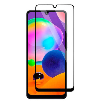 3x 3D tvrzené sklo s rámečkem pro Samsung Galaxy A31 A315F - černé