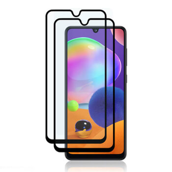 Picasee 3D ochranné tvrzené sklo s rámečkem pro Samsung Galaxy A31 A315F - černé