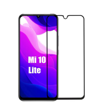 3x Picasee 3D tvrzené sklo s rámečkem pro Xiaomi Mi 10 Lite - černé - 2+1 zdarma