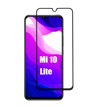 3x Picasee 3D tvrzené sklo s rámečkem pro Xiaomi Mi 10 Lite - černé - 2+1 zdarma