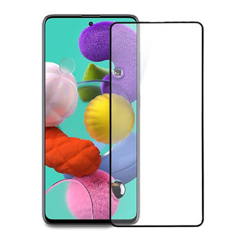 Picasee 3D ochranné tvrzené sklo s rámečkem pro Samsung Galaxy M51 M515F - černé