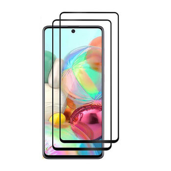 3x 3D tvrzené sklo s rámečkem pro Samsung Galaxy M51 M515F - černé