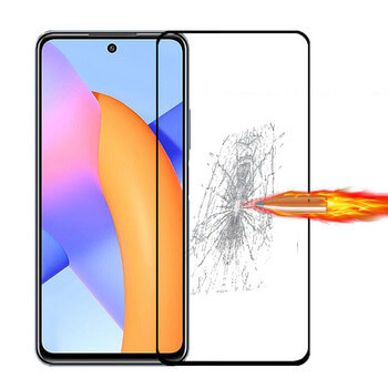 Picasee 3D ochranné tvrzené sklo s rámečkem pro Honor 10X Lite - černé