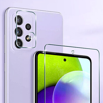 3x Picasee ochranné sklo na čočku fotoaparátu a kamery pro Samsung Galaxy A52 A525F 2+1 zdarma