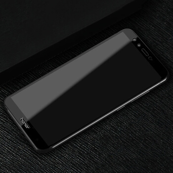 3x Picasee 3D tvrzené sklo s rámečkem pro Honor 9 Lite - černé - 2+1 zdarma