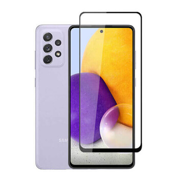 Picasee 3D ochranné tvrzené sklo s rámečkem pro Samsung Galaxy A72 A725F - černé