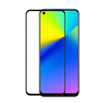 3D tvrzené sklo s rámečkem pro Realme 7i - černé