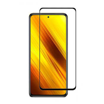 3x Picasee 3D tvrzené sklo s rámečkem pro Xiaomi Poco X3 Pro - černé - 2+1 zdarma