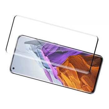 3x Picasee 3D zahnuté ochranné sklo pro Xiaomi Mi 11 - černé - 2+1 zdarma