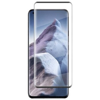 Picasee 3D zahnuté ochranné sklo pro Xiaomi Mi 11 Ultra - černé