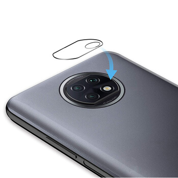 Picasee ochranné sklo na čočku fotoaparátu a kamery pro Xiaomi Redmi Note 9T