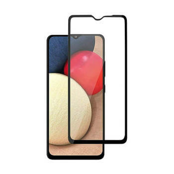 Picasee 3D ochranné tvrzené sklo s rámečkem pro Samsung Galaxy A03s A037G - černé