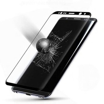 Picasee 3D zahnuté ochranné sklo pro Samsung Galaxy S9 Plus G965F - černé
