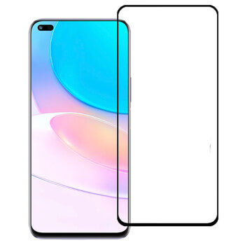 3x 3D tvrzené sklo s rámečkem pro Huawei Nova 8i - černé - 2+1 zdarma