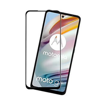 Picasee 3D ochranné tvrzené sklo s rámečkem pro Motorola Moto G60 - černé