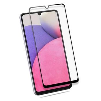 3x Picasee 3D tvrzené sklo s rámečkem pro Samsung Galaxy A33 5G A336 - černé - 2+1 zdarma