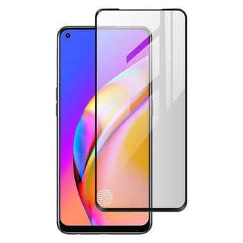 3x Picasee 3D tvrzené sklo s rámečkem pro OPPO A94 5G - černé - 2+1 zdarma