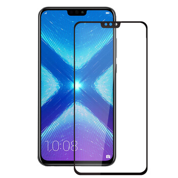 Picasee 3D ochranné tvrzené sklo s rámečkem pro Honor 8X - černé