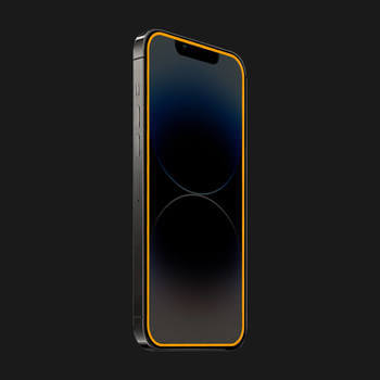 Picasee Ochranné tvrzené sklo se svítícím rámečkem pro Huawei Nova 3 - Oranžová
