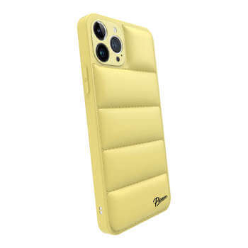 Picasee Puffer case pro Apple iPhone XR - Picasee Puffer - Žlutá