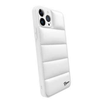 Picasee Puffer case pro Apple iPhone XR - Picasee Puffer - Bílá