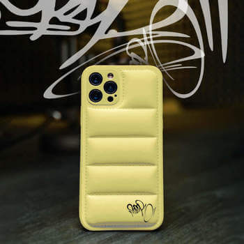 Obal na Apple iPhone 12 Pro Max - Separ Puffer - Žlutá
