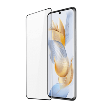3D zahnuté ochranné sklo pro Honor 90 5G - černé