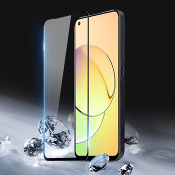 Picasee 3D ochranné tvrzené sklo s rámečkem pro Realme 10 4G - černé