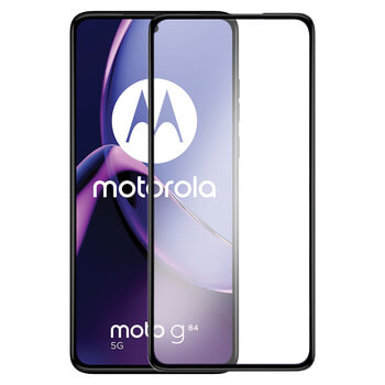 3x 3D tvrzené sklo s rámečkem pro Motorola Moto G84 5G - černé