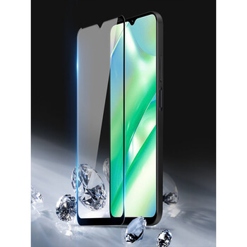 3x Picasee 3D tvrzené sklo s rámečkem pro Realme C33 (2023) - černé - 2+1 zdarma