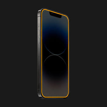 3x Picasee 3D Ochranné tvrzené sklo se svítícím rámečkem pro Xiaomi Redmi 7 - Oranžová - 2+1 zdarma