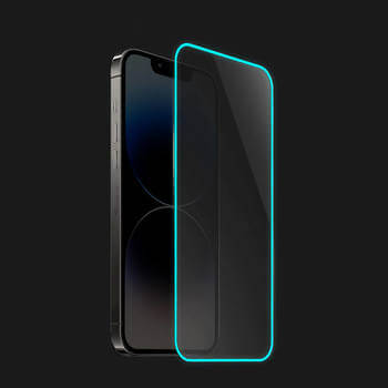 Ochranné tvrzené sklo se svítícím rámečkem pro Xiaomi Poco F2 Pro - Modrá